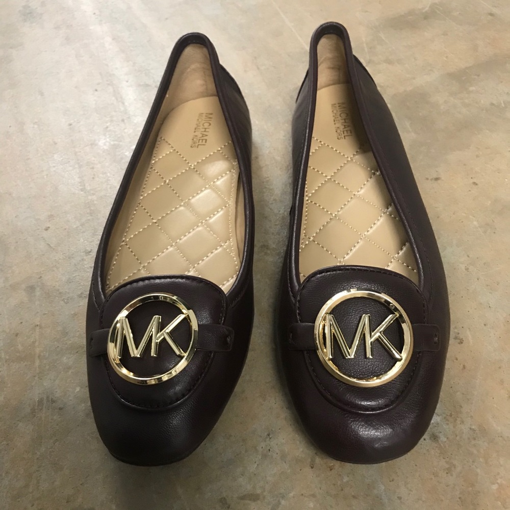 Women’s Michael Kors Flats-SZ 6M Dark Brown - Picture 3 of 12